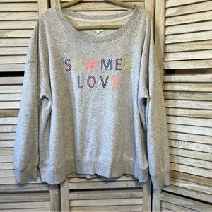 Lou & Grey Gray 'Summer Love' Sweatshirt